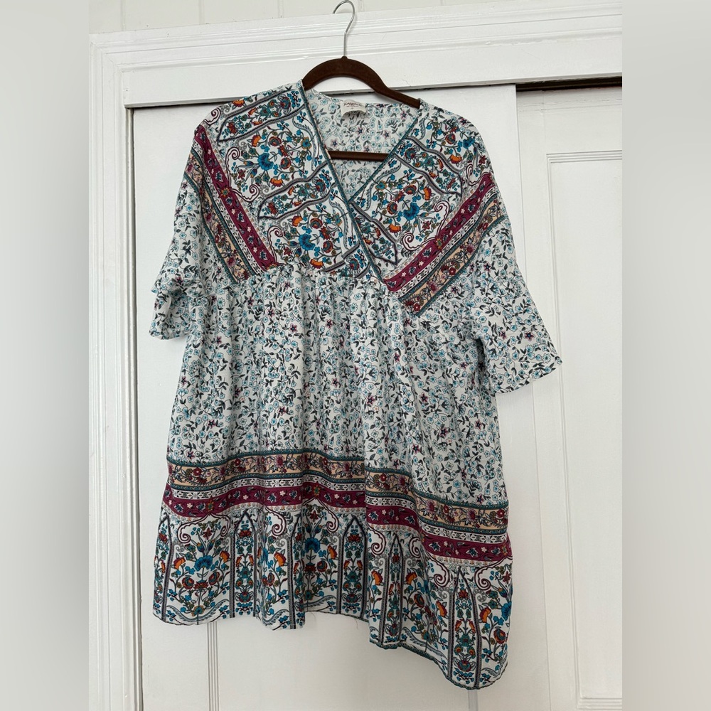 Boho-Chic Mini Dress
